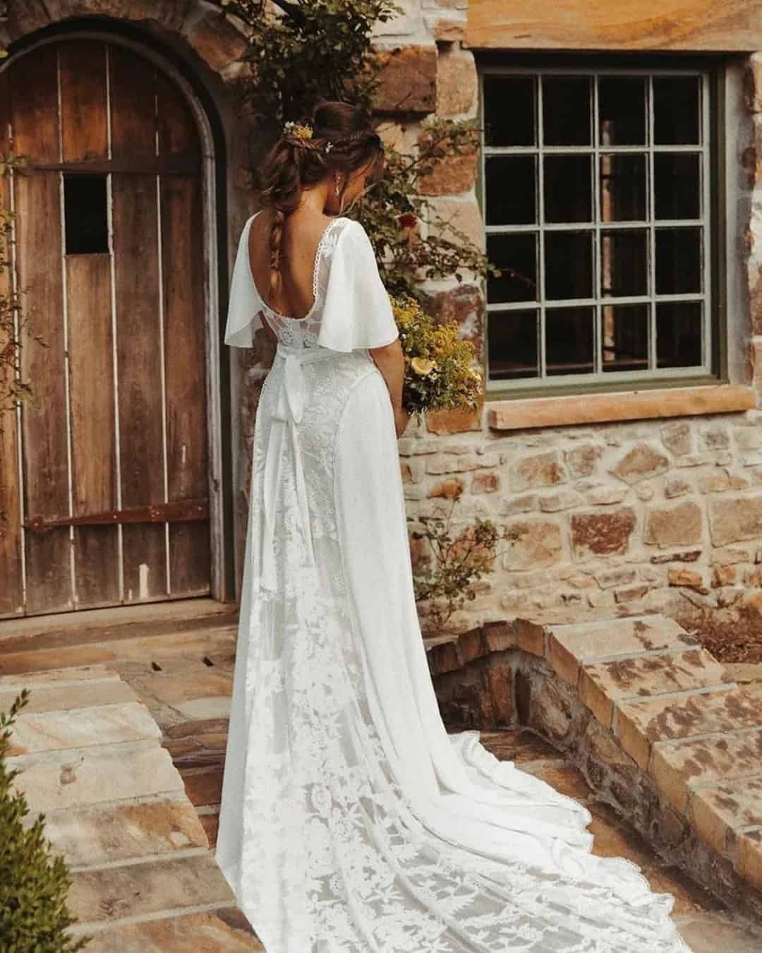 Lace Country Wedding Dress Ideas