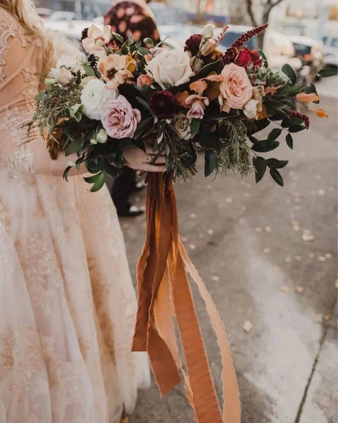 Unique Winter Bridal Bouquets