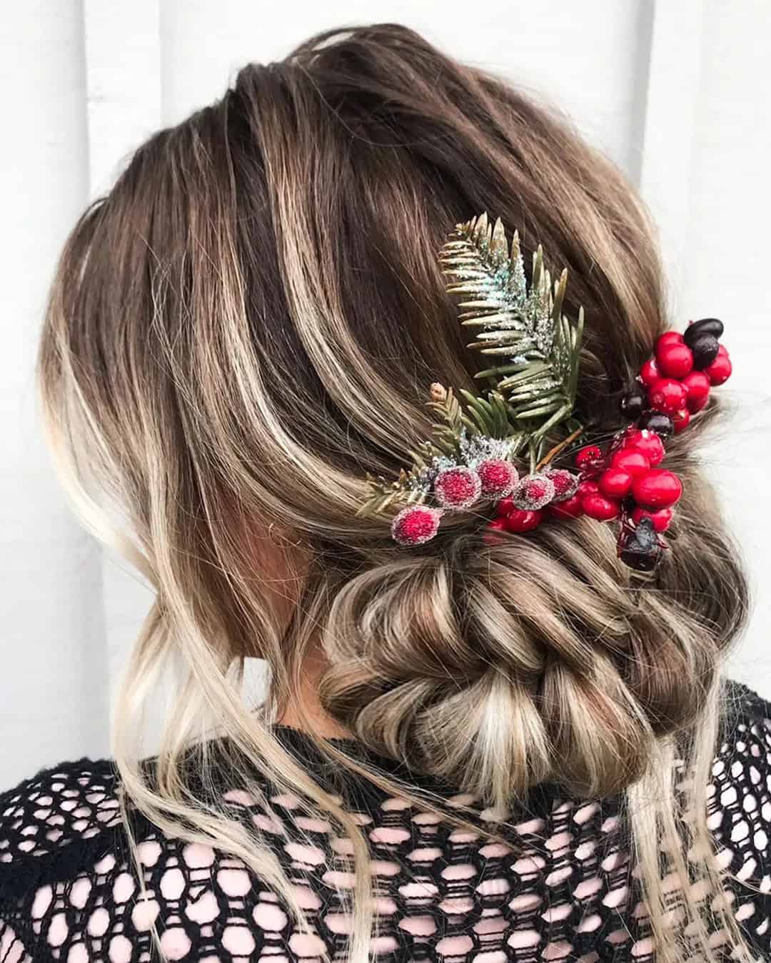 Bridal Updos For Winter Wedding