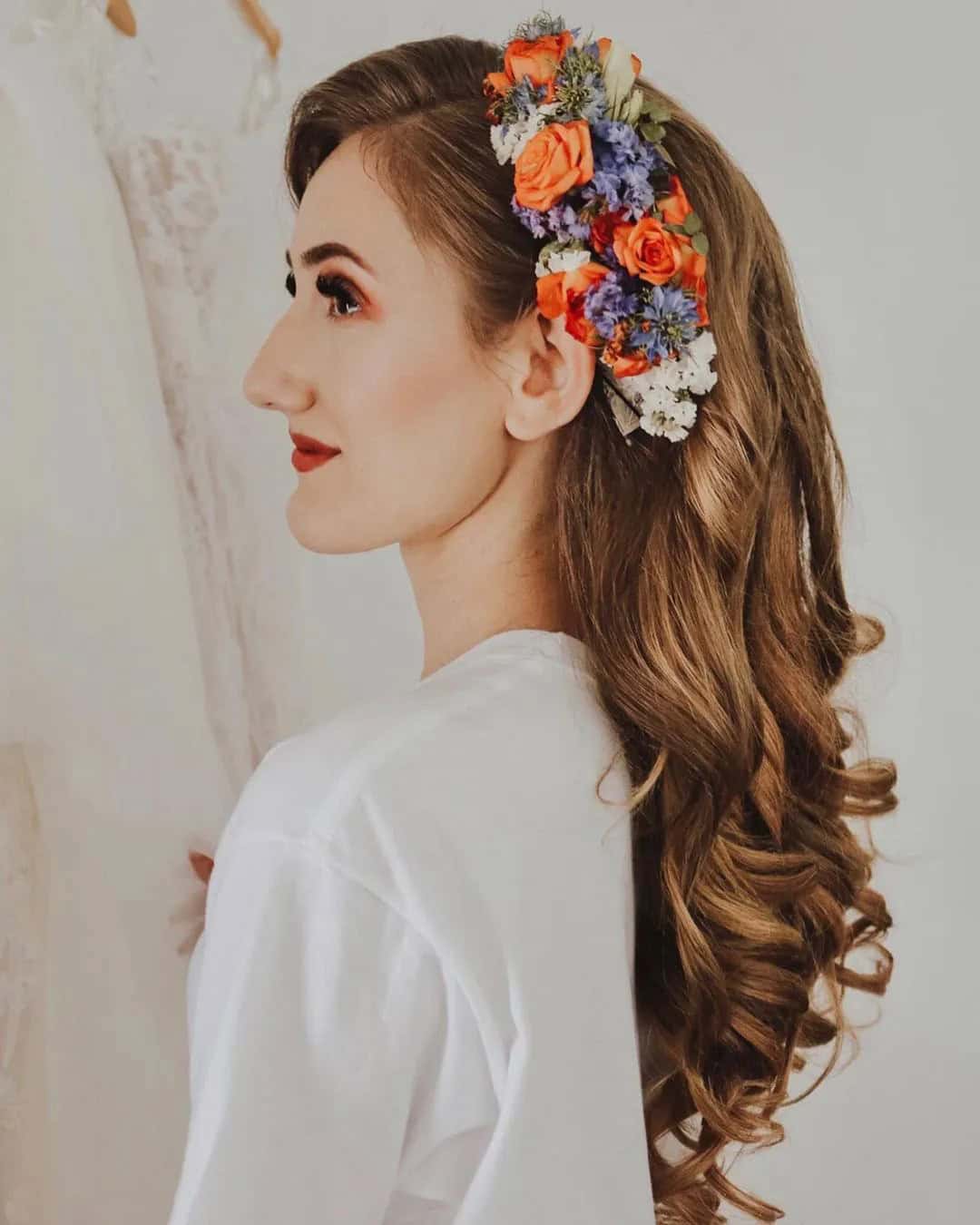 Colorful Bridal Headpieces