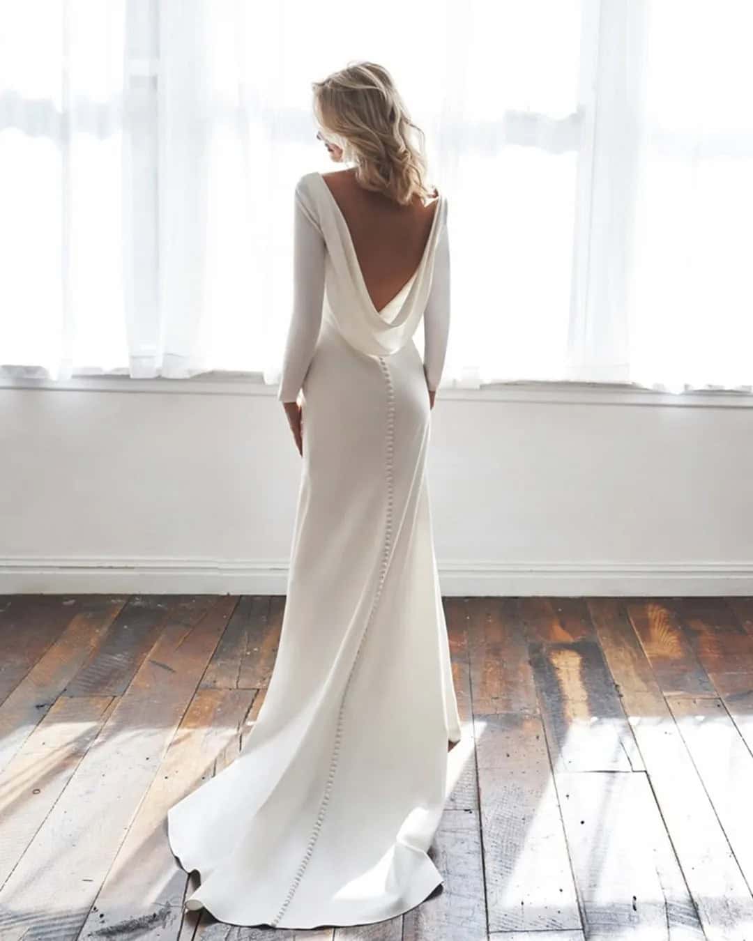 Simple Wedding Dresses With Sleeves