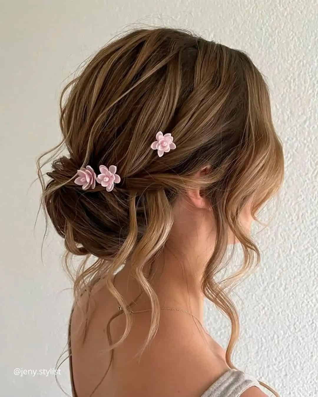 Wedding Low Bun DIY Ideas