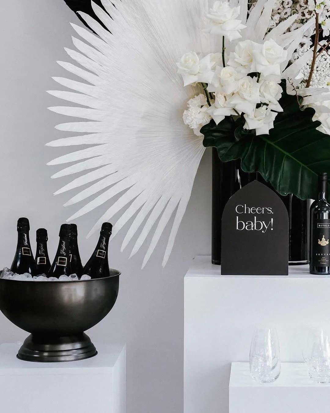 Black And White Wedding Reception Ideas