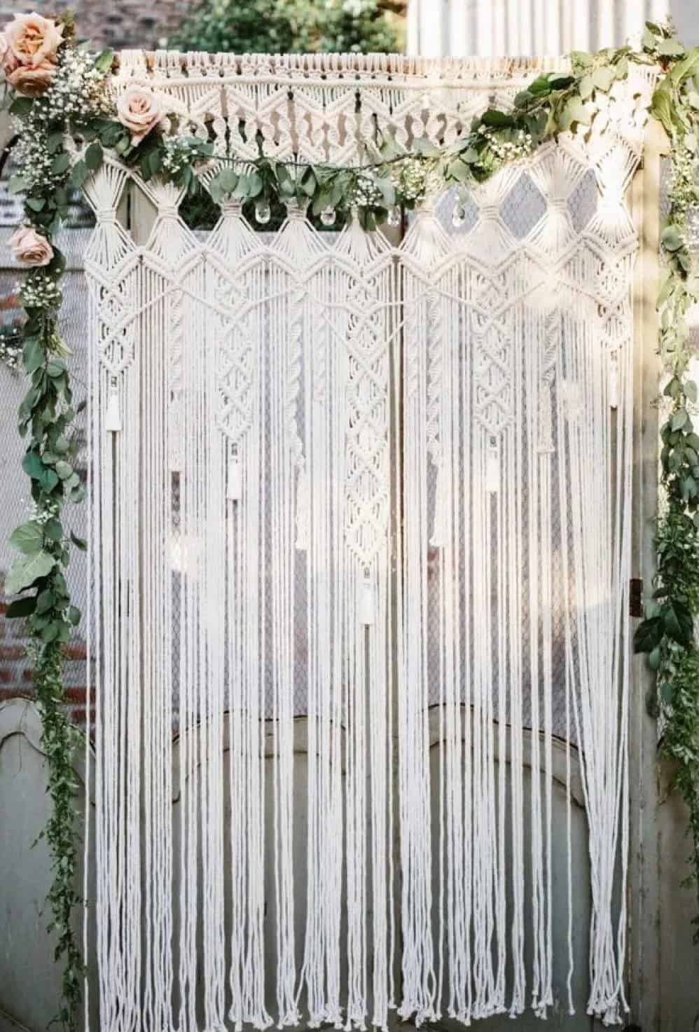 Macramé Wedding Backdrops