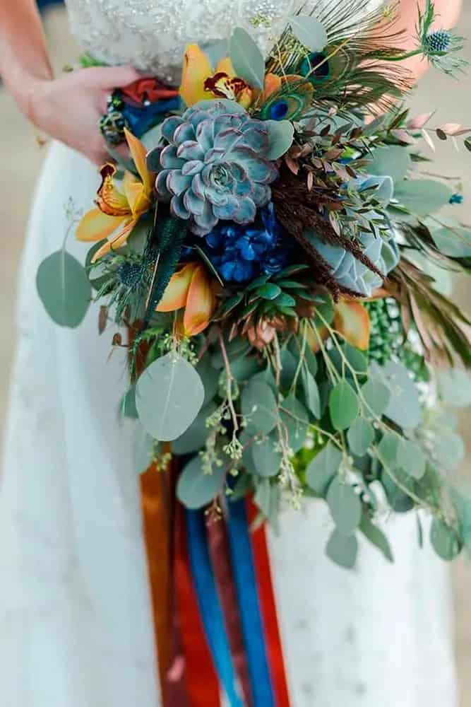 Wedding Bouquets With Succulents