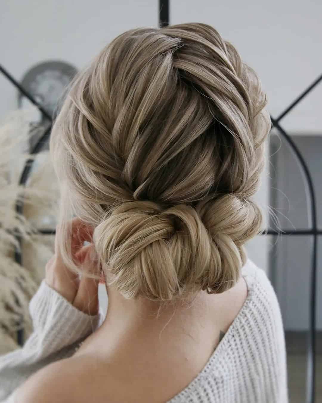 Braided Wedding Updos For Long Hair