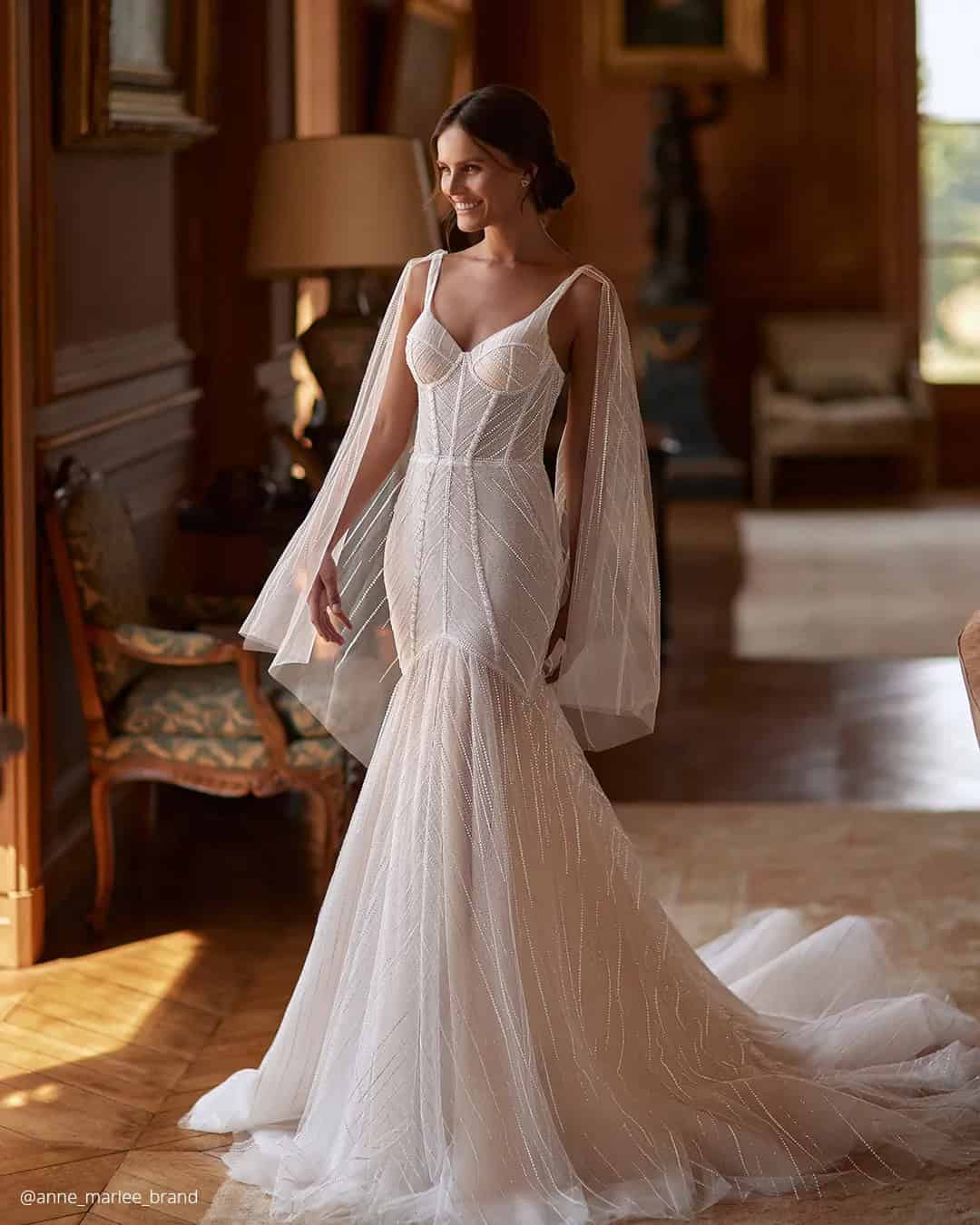 Pretty Mermaid Wedding Dresses