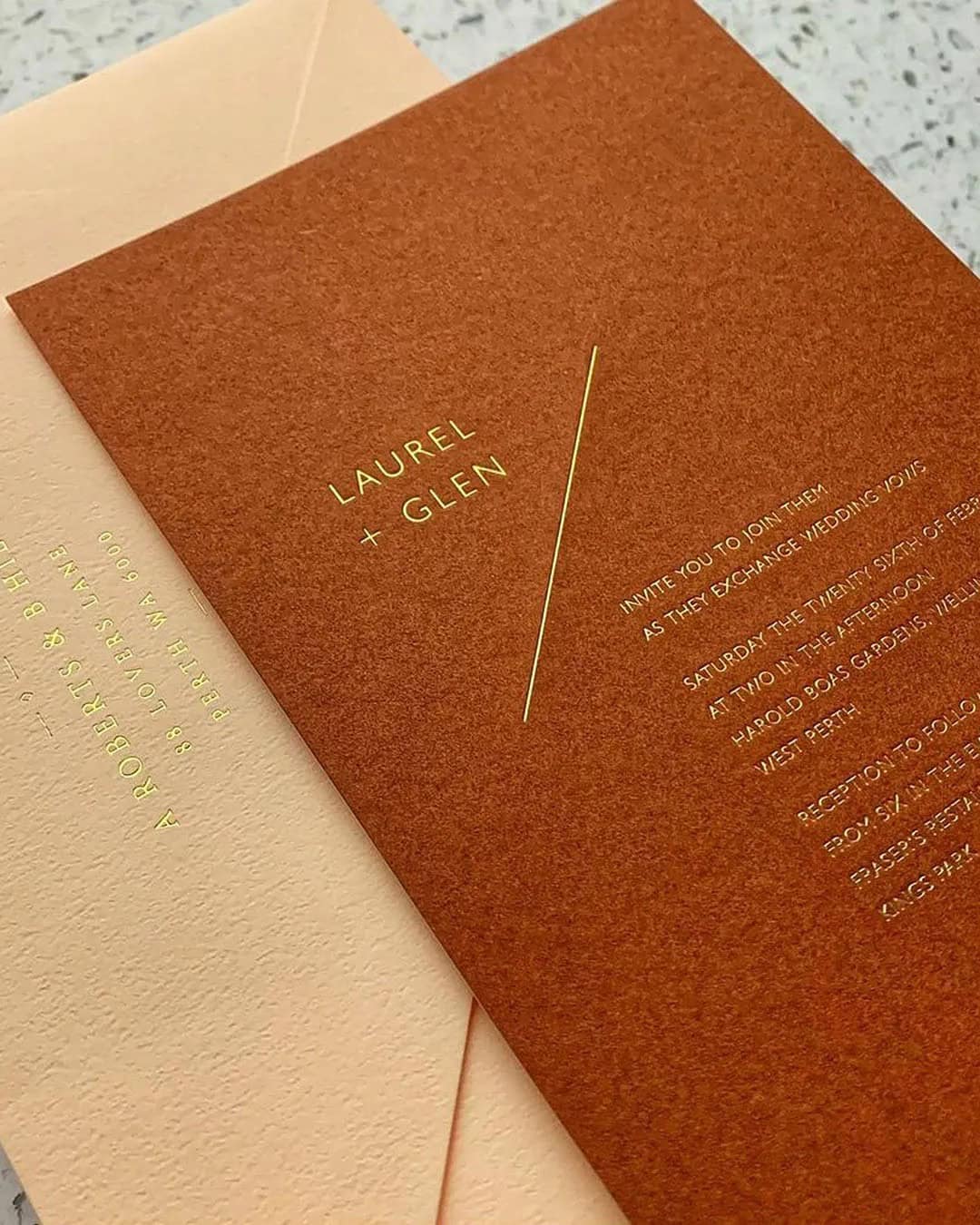 Modern Wedding Invitations