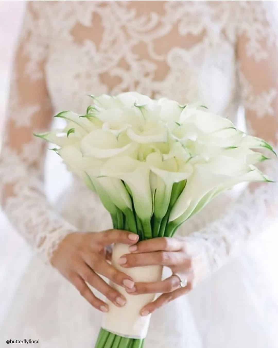 Perfect White & Crimson Bouquets