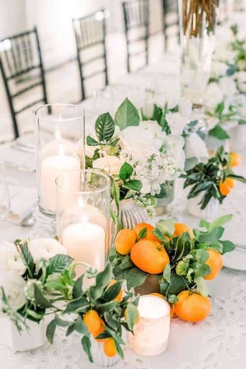 Citrus and greenery