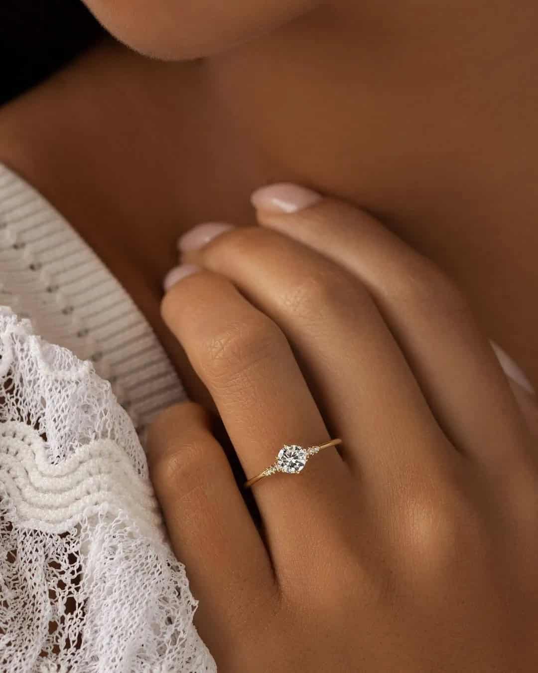 Simple Engagement Rings