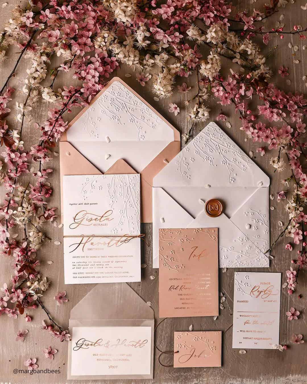 Pantone Wedding Stationery