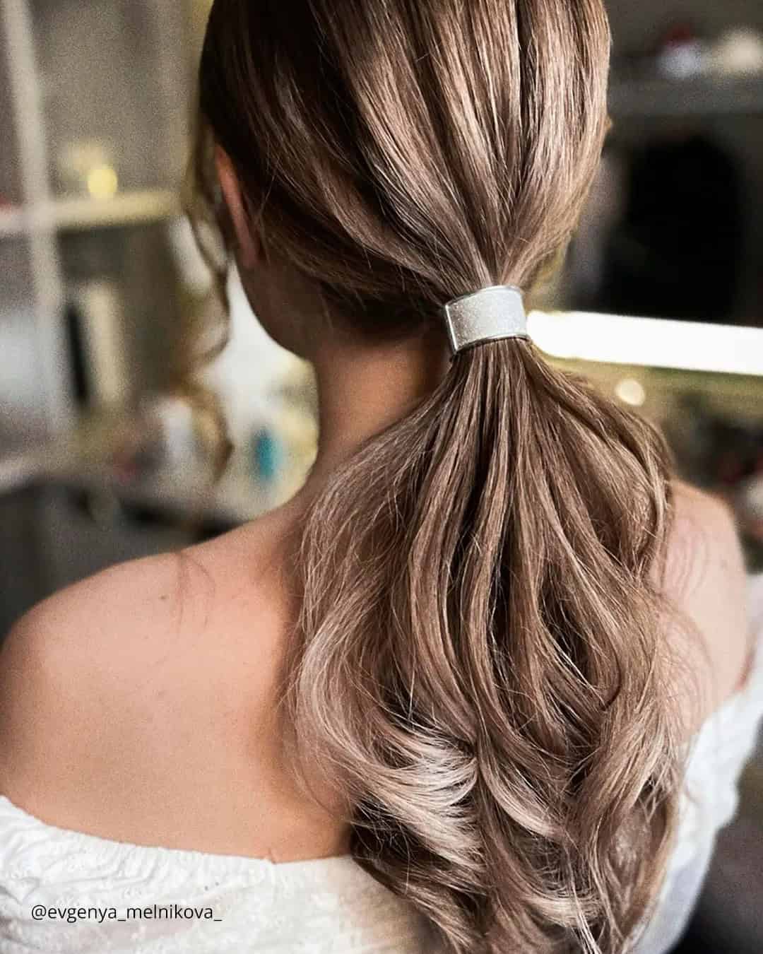 Quick Ponytail Bridal Hairstyles