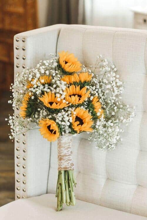 The perfect sunflower bouquet