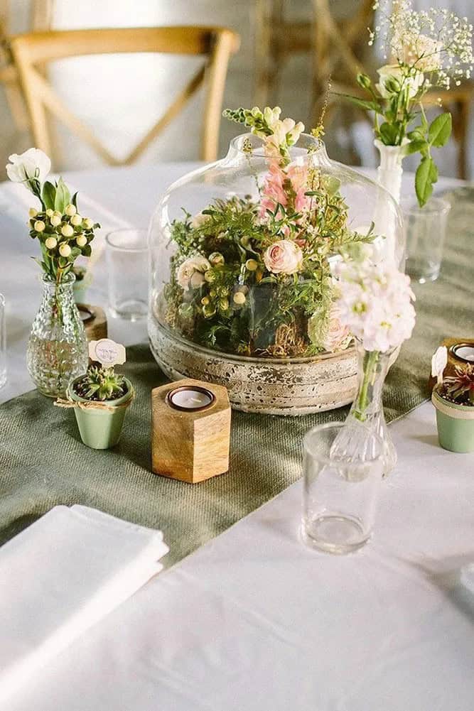 Succulents Wedding Centerpiece