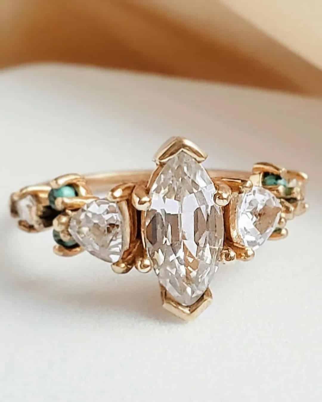 Antique Style Engagement Rings