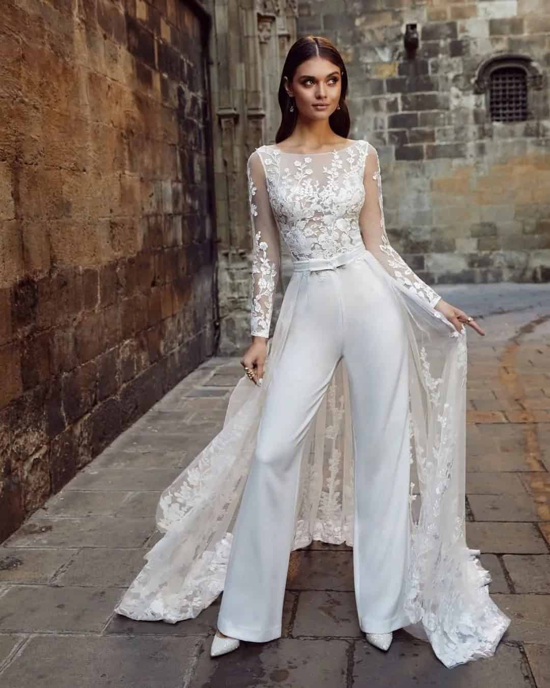 Tulle Bridal Jumpsuits