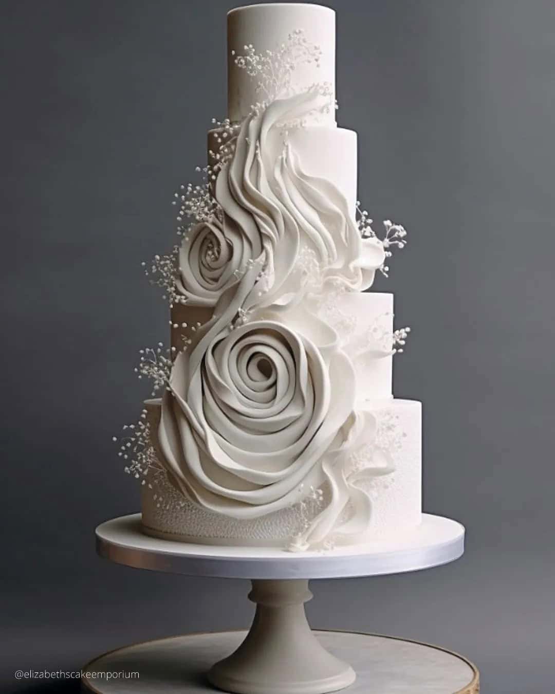 Wedding Cake Ideas by Elizabeth’s Cake Emporium