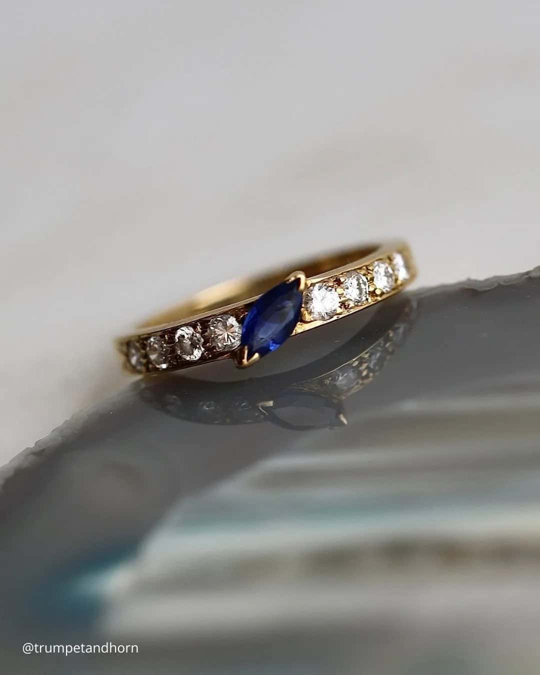 Vintage Sapphire Engagement Rings