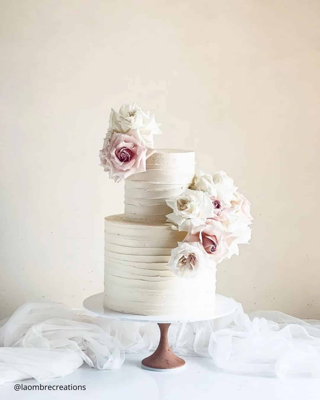 Spring Wedding Cakes Buttercream