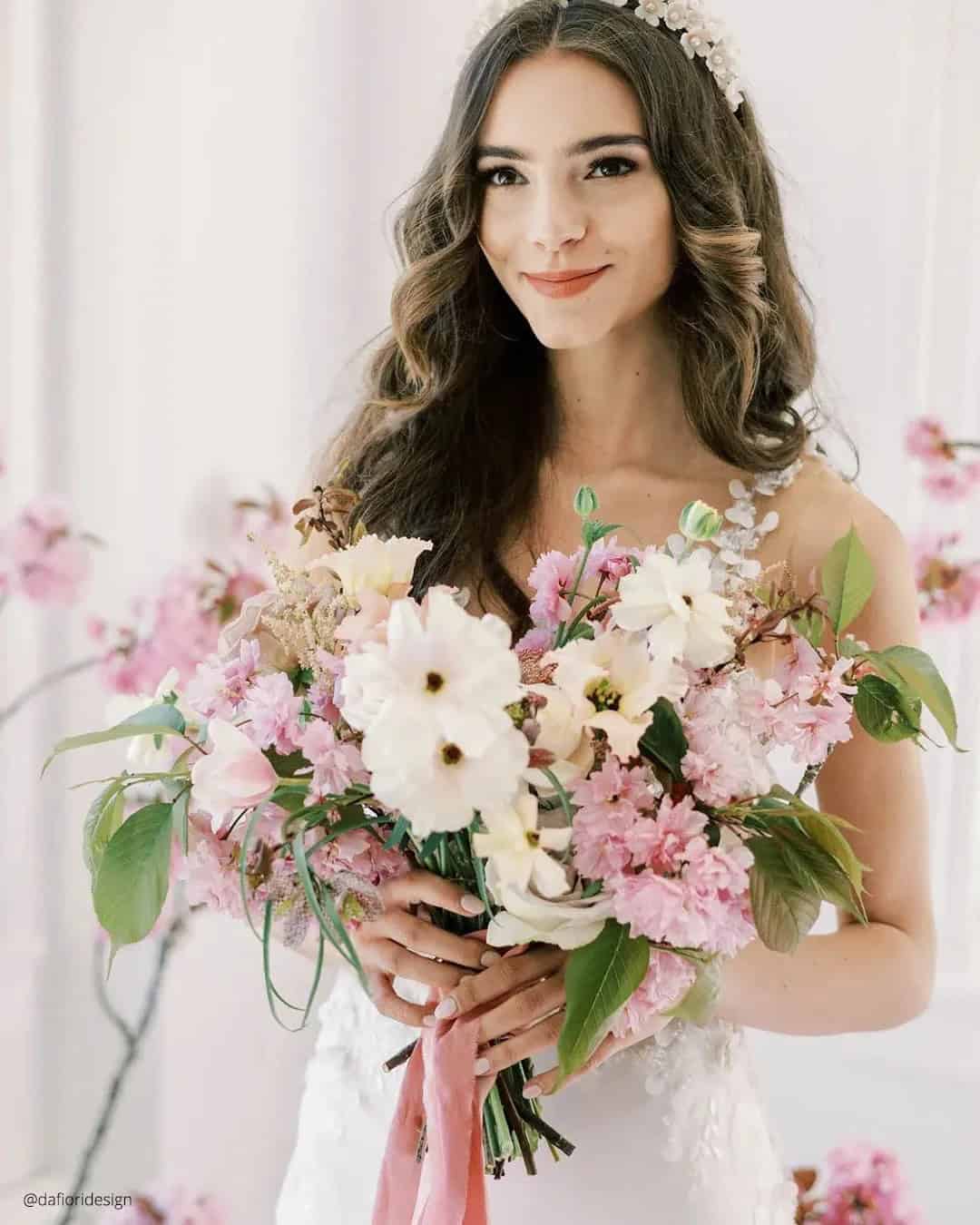 Wedding Bouquets With Cherry Blossoms