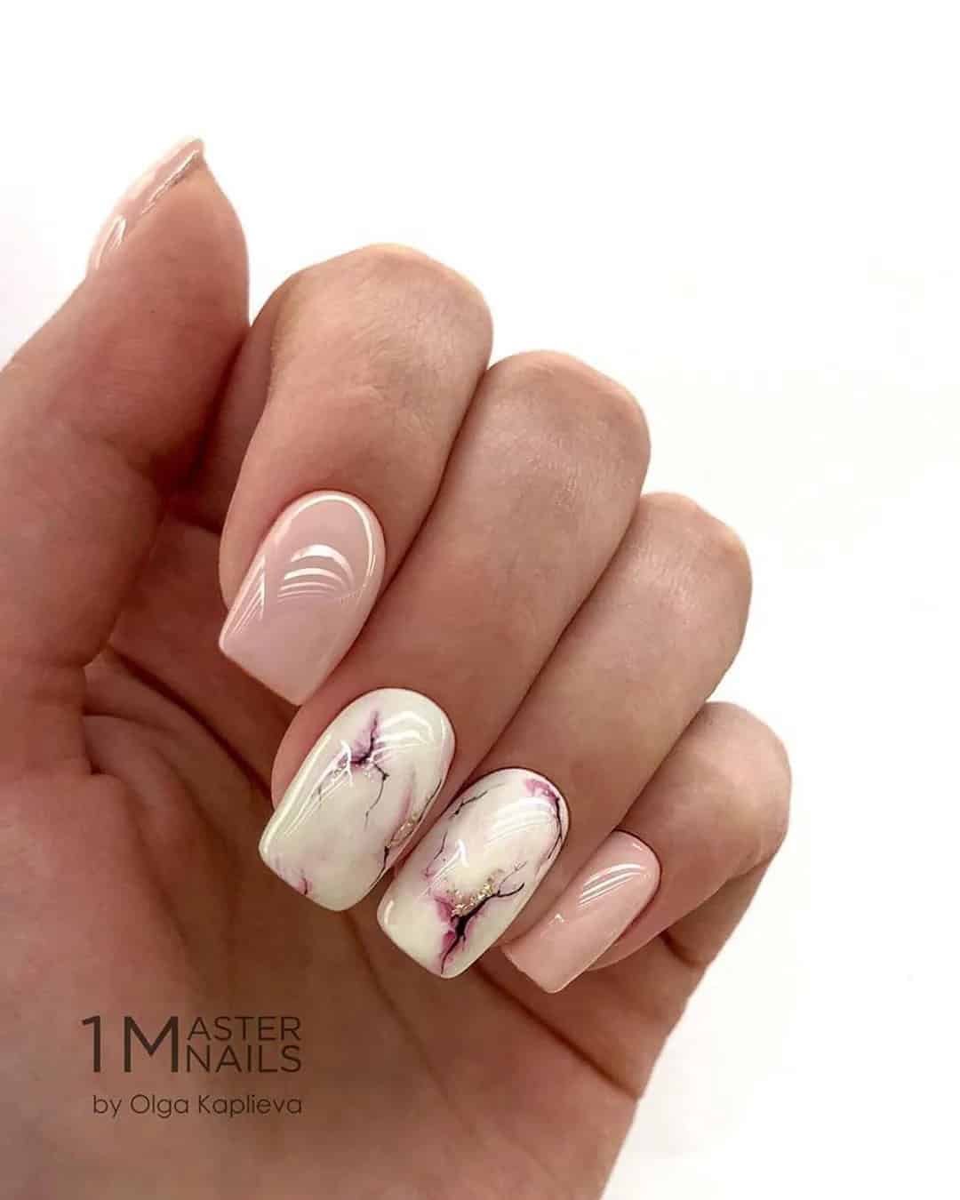 Nude Wedding Nail Ideas