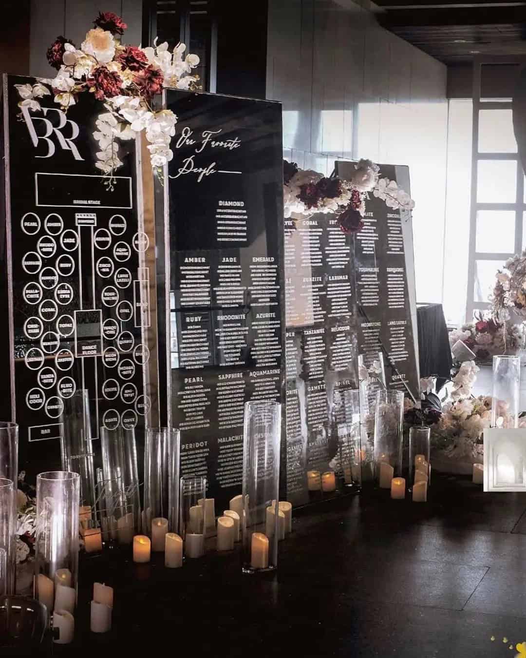 Wedding Seating Chart Ideas