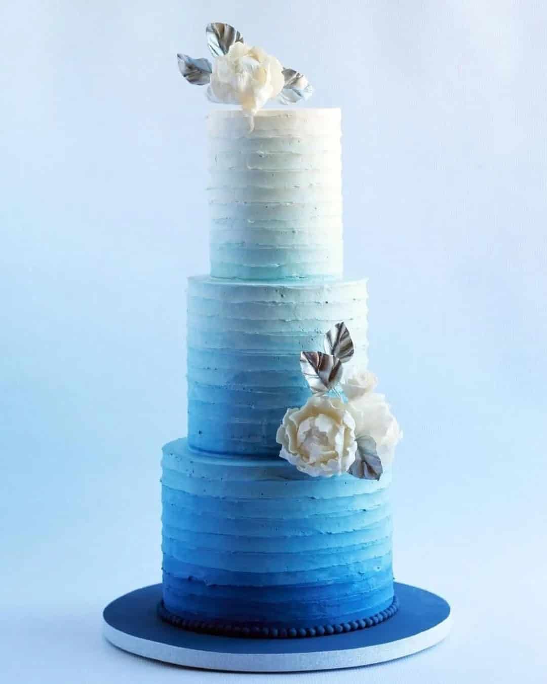 Blue Wedding Cakes