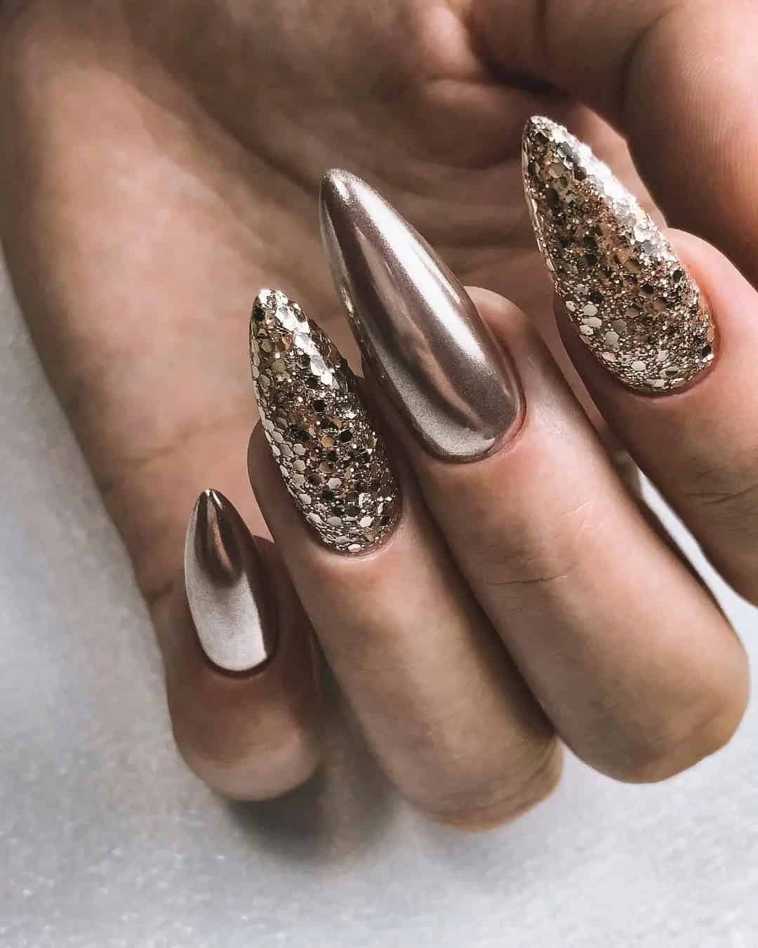 Rose Gold Nail Ideas