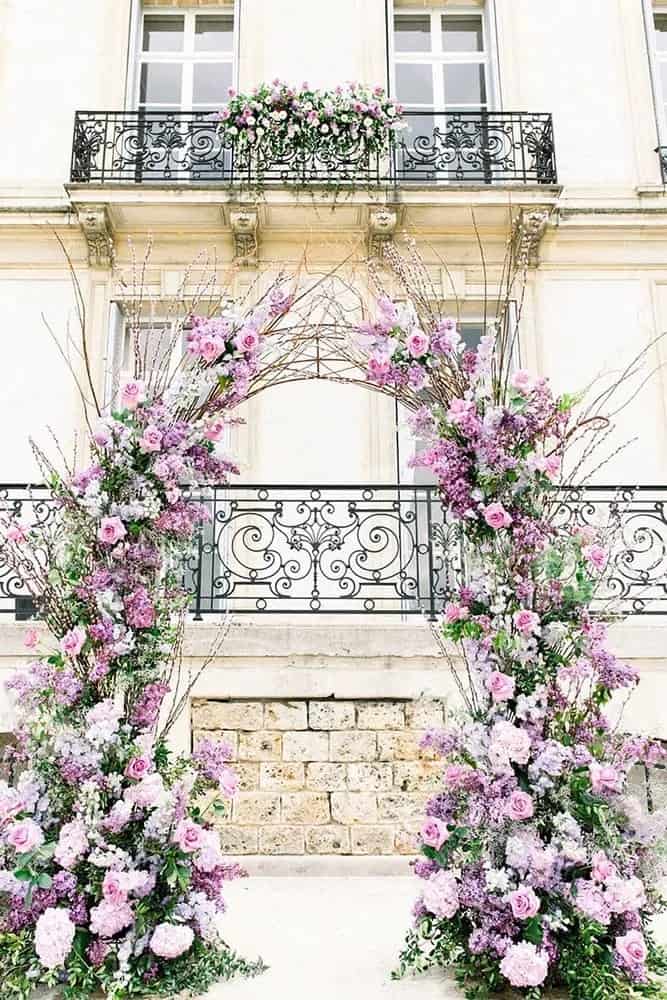 Wedding Arches Lavender Decor