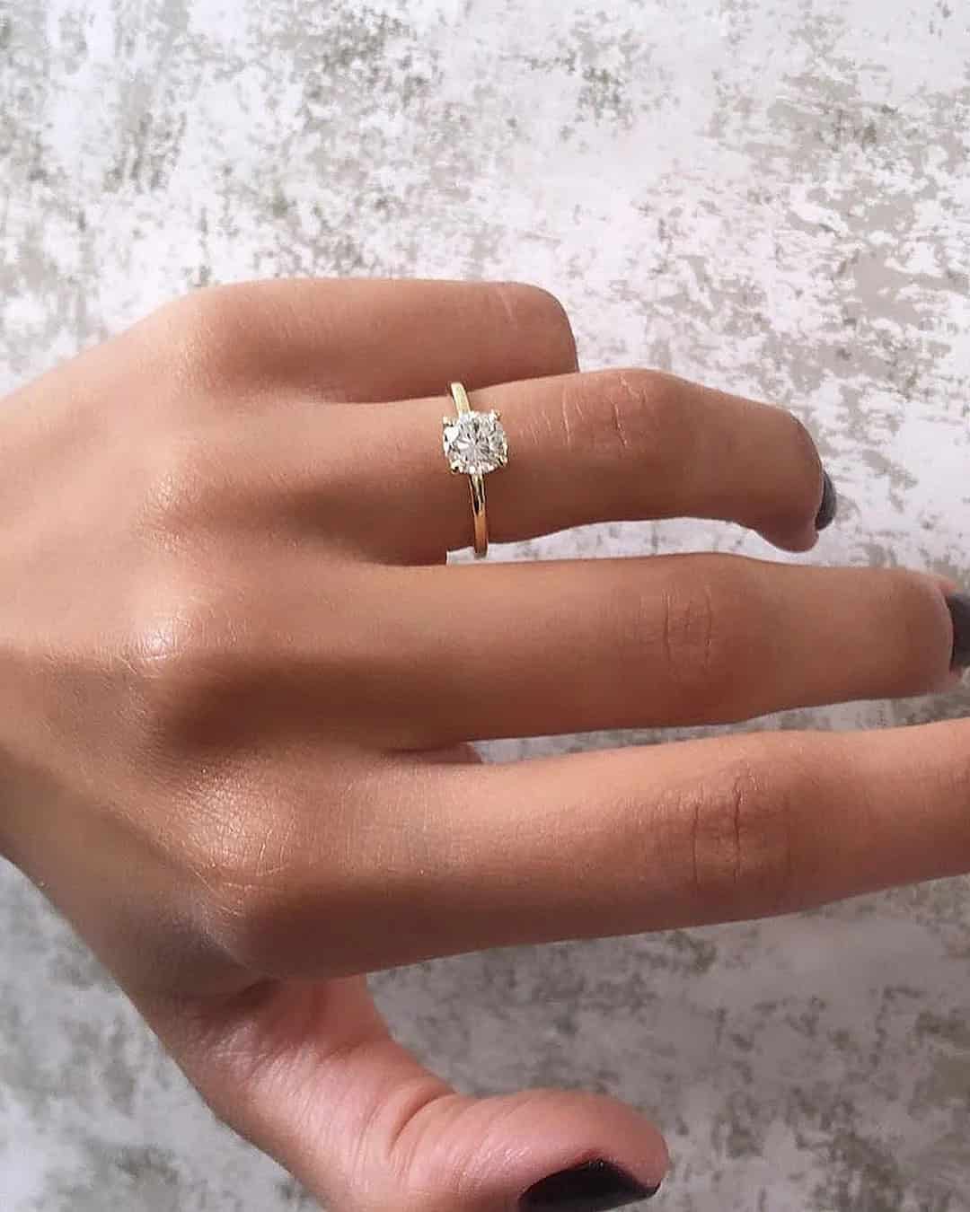 Simple Engagement Rings