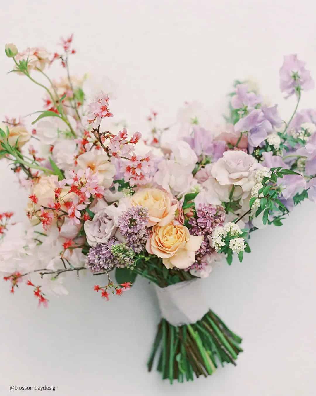 Wedding Bouquets With Gentle Lilac