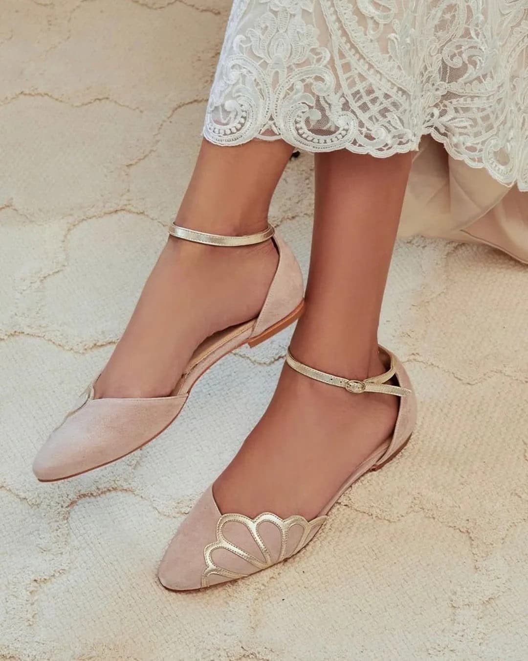 Blush Flat Shoe Ideas