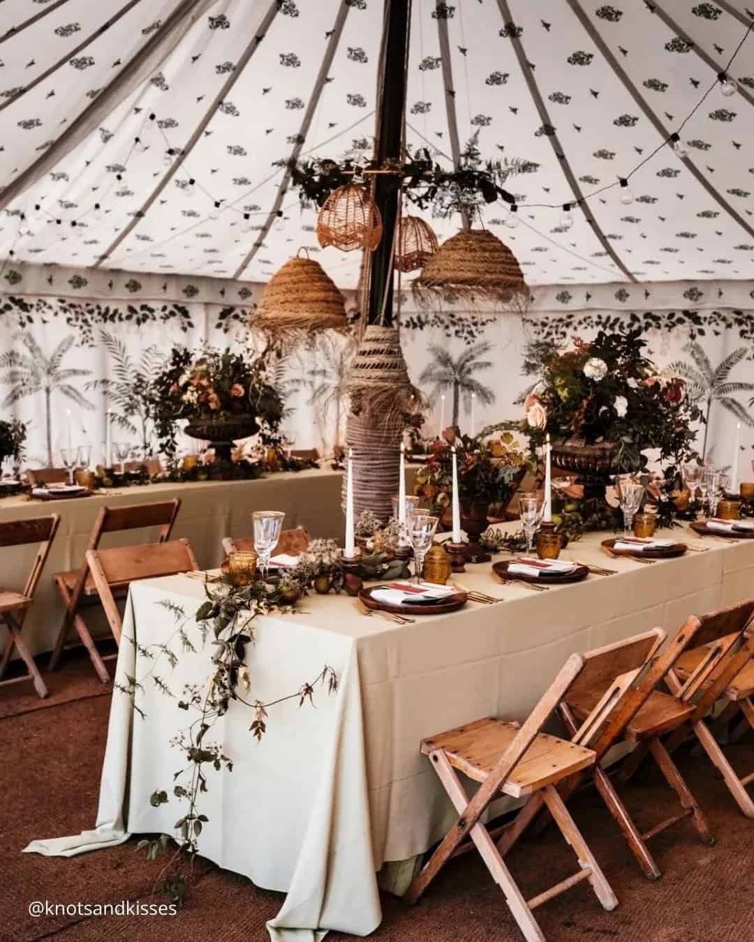 Rustic Chic Barn Decorations with Greenery