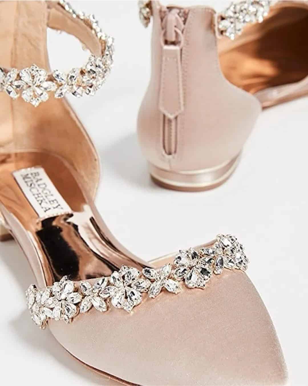 Rhinestone Flats For Wedding