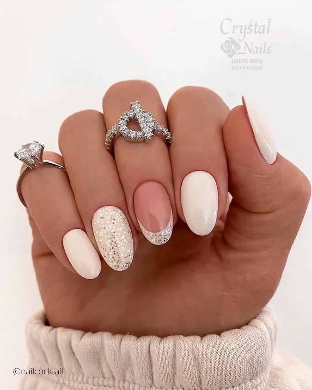 Cute White Nail Designs