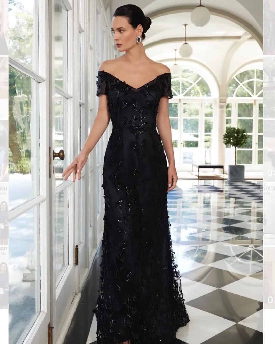 Black Reception Dresses