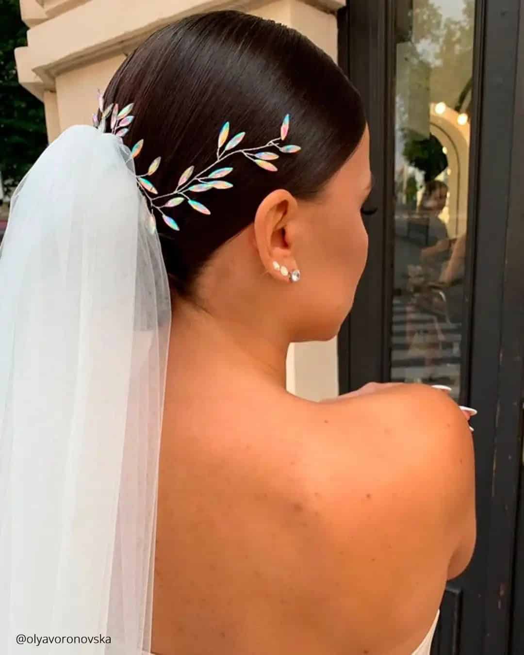 Wedding Hairstyles With Veil And Headpiece