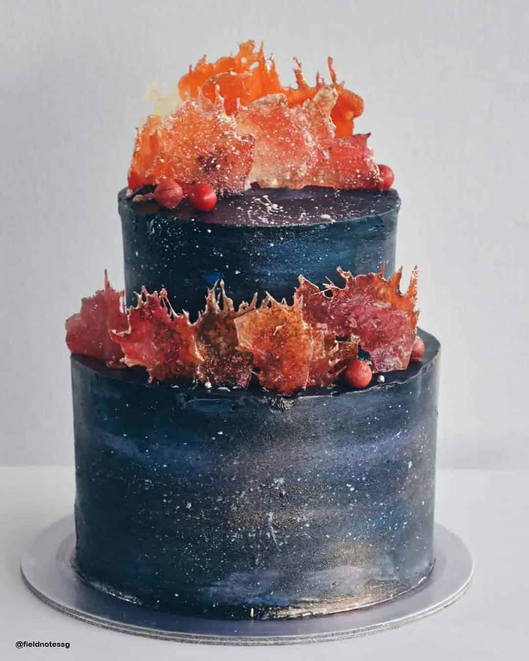 Dark Colored Cakes