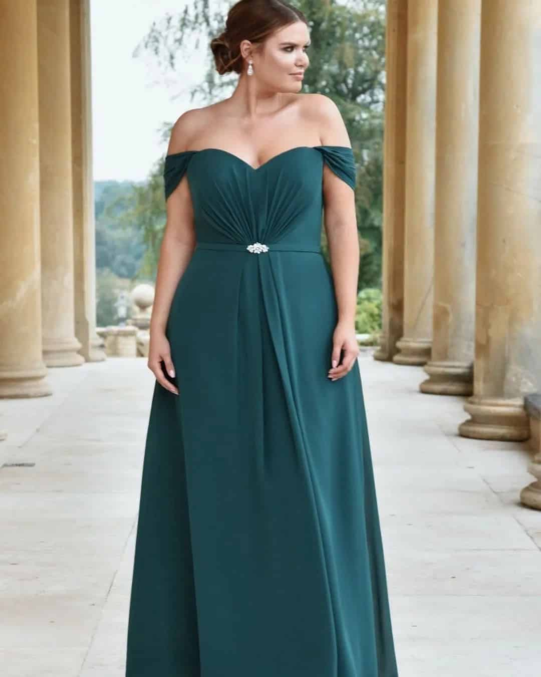 Plus-Size Gowns In Green