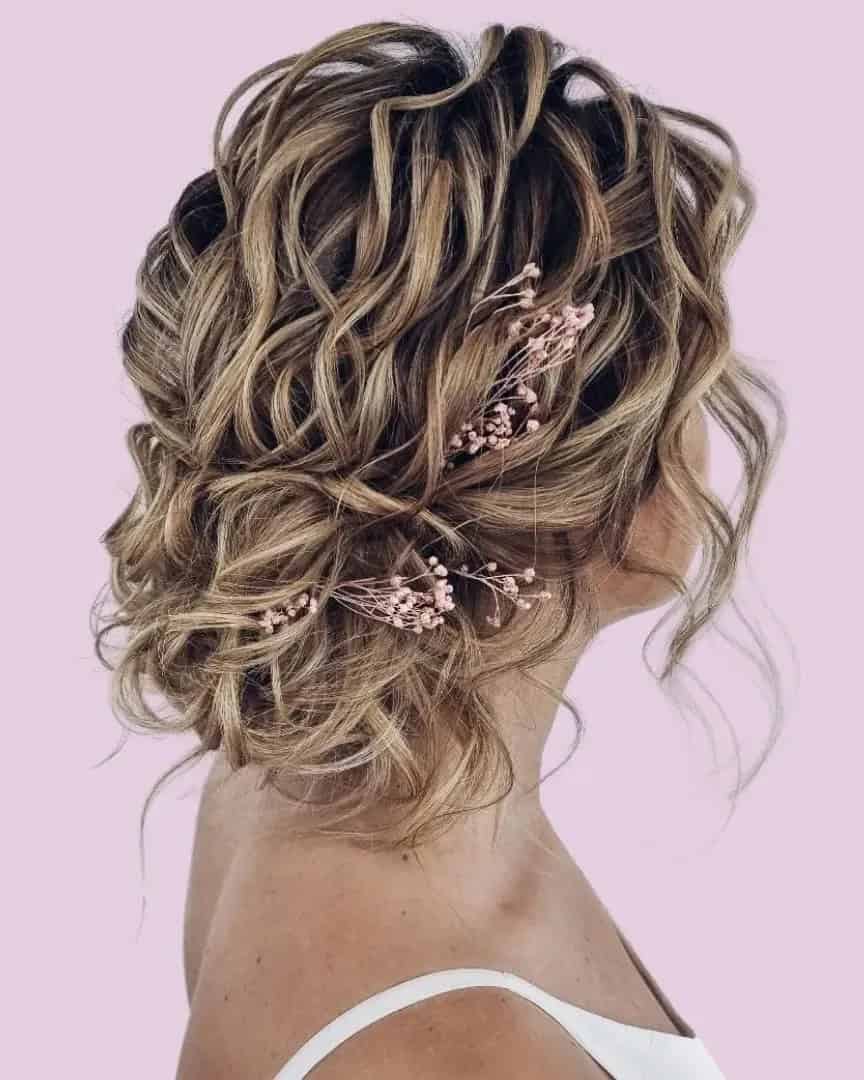 Short Hair Winter Wedding Hairstyles