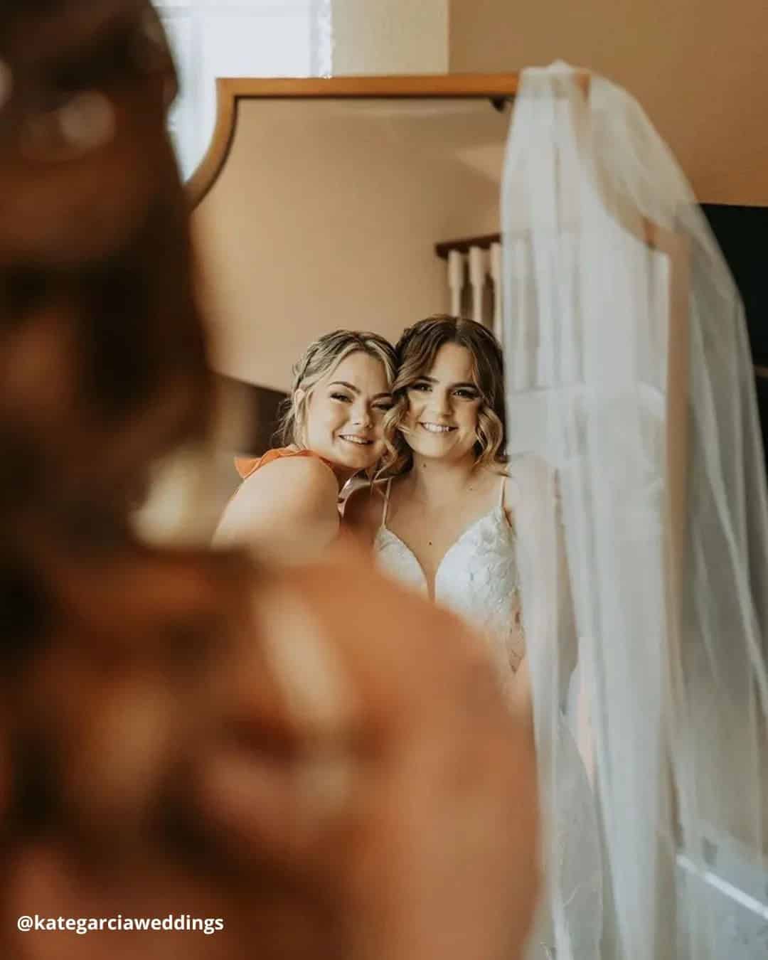 Creative Wedding Photos With Mirrors