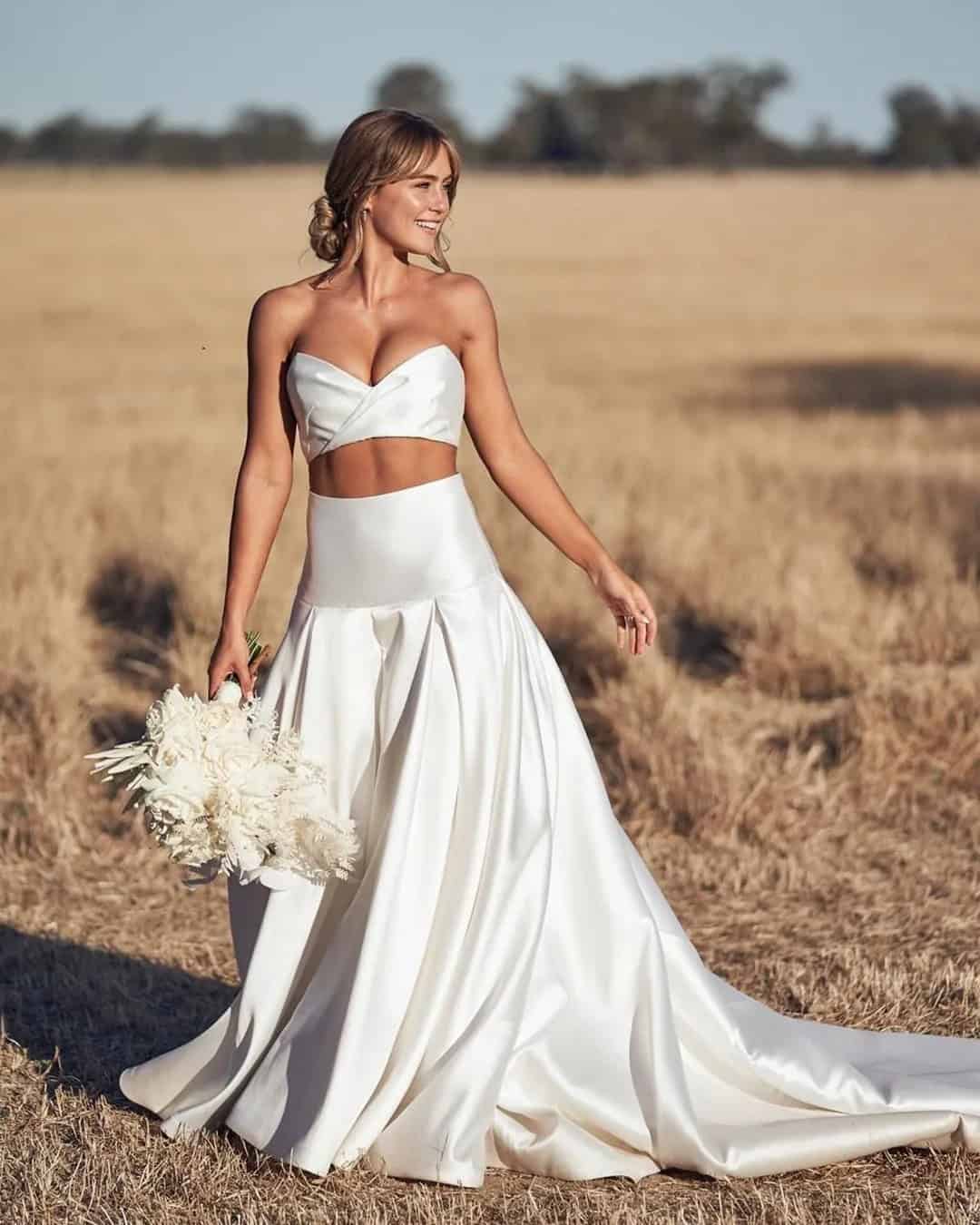 Simple Bridal Skirt Separates