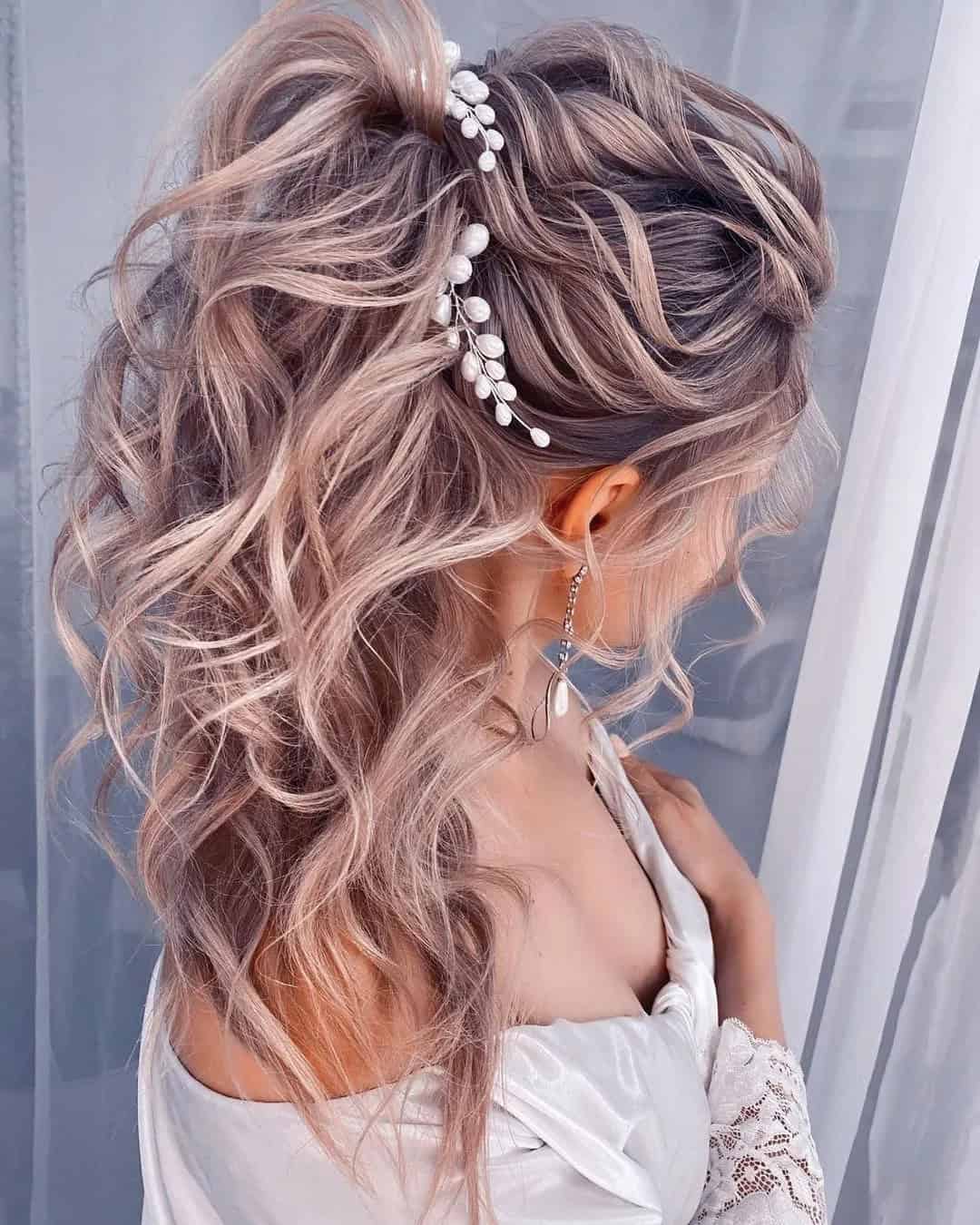 Half Up Half Down Wedding Hair