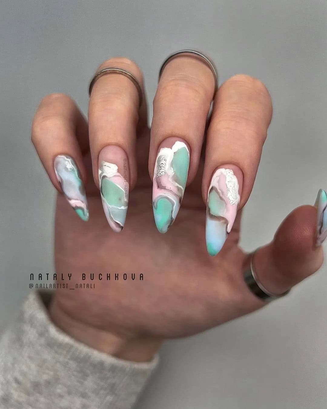 Almond Nails