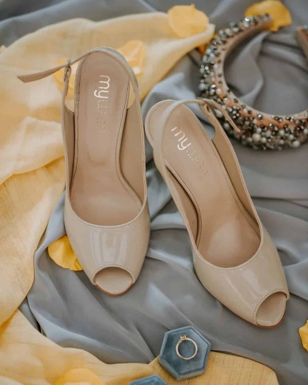 Nude Bridesmaid Shoes