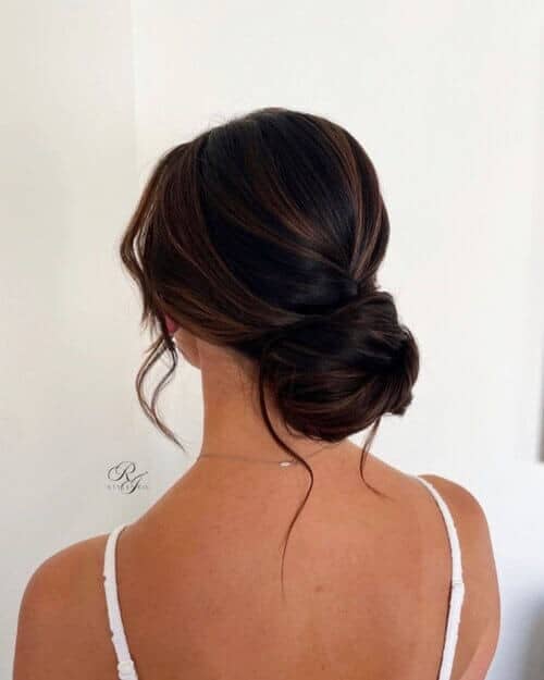 Simple and Stylish Wedding Hair