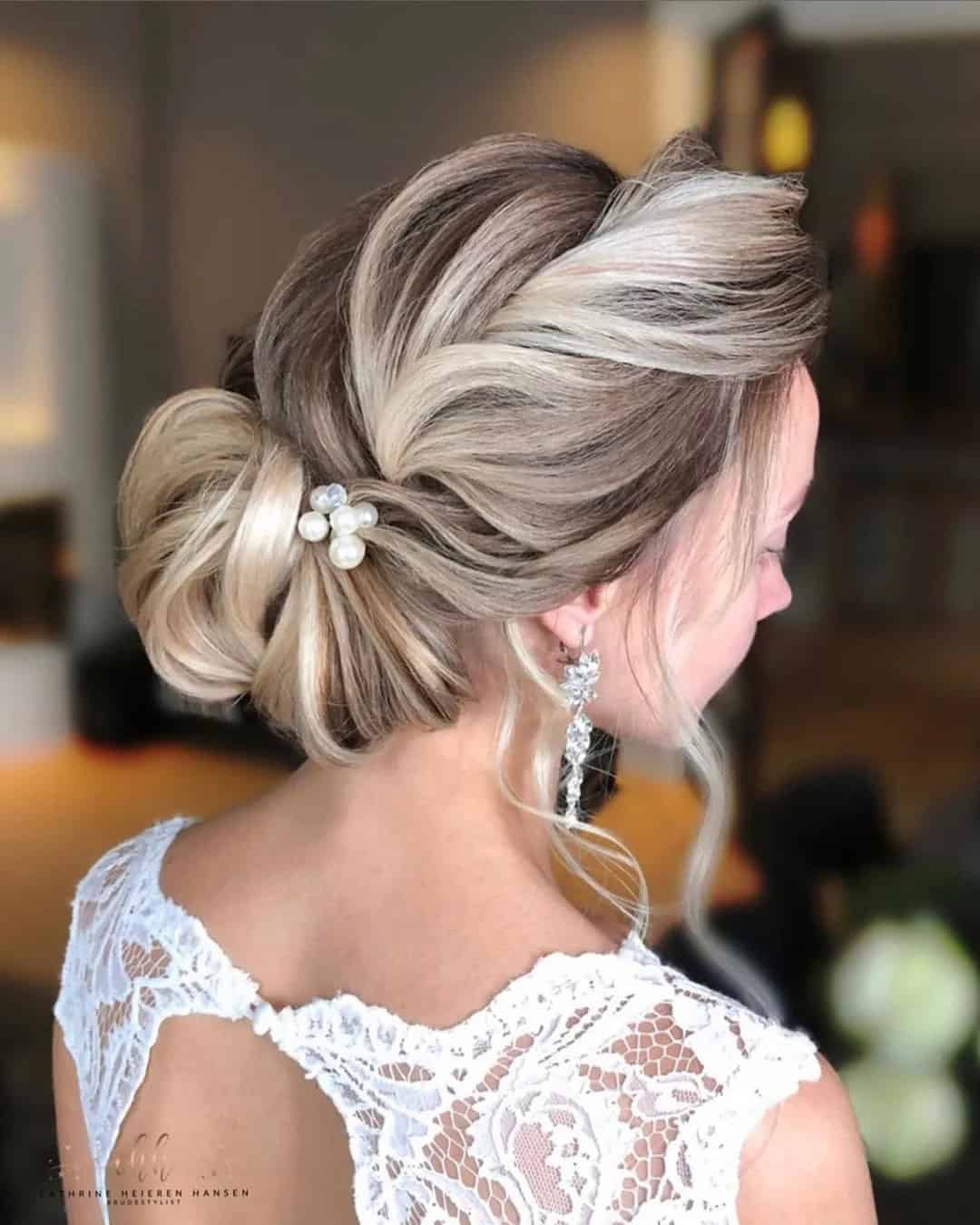 Wedding Hairstyles Pinned To The Side