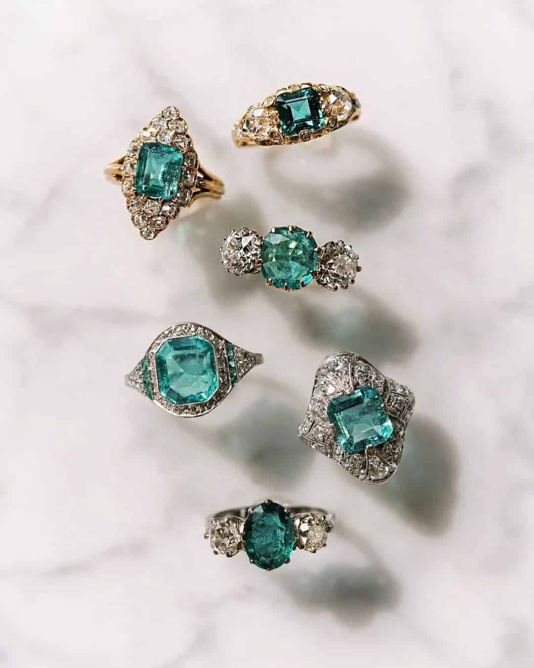 Gorgeous Emerald Engagement Rings