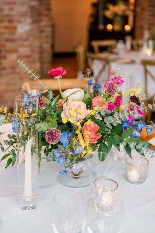 Rainbow bouquets